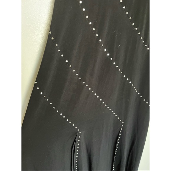 Cache Embellished Stretch Black Rhinestones Crystals Dress 8 โค๏ธโ๐ฅโค๏ธโ๐ฅ - Picture 4 of 7